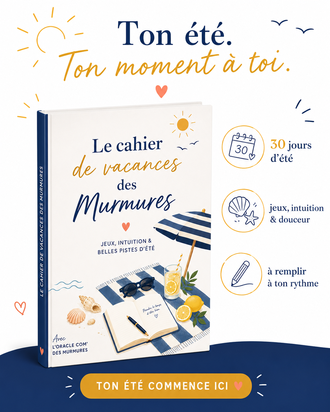 Le Cahier de Vacances des Murmures - version ebook